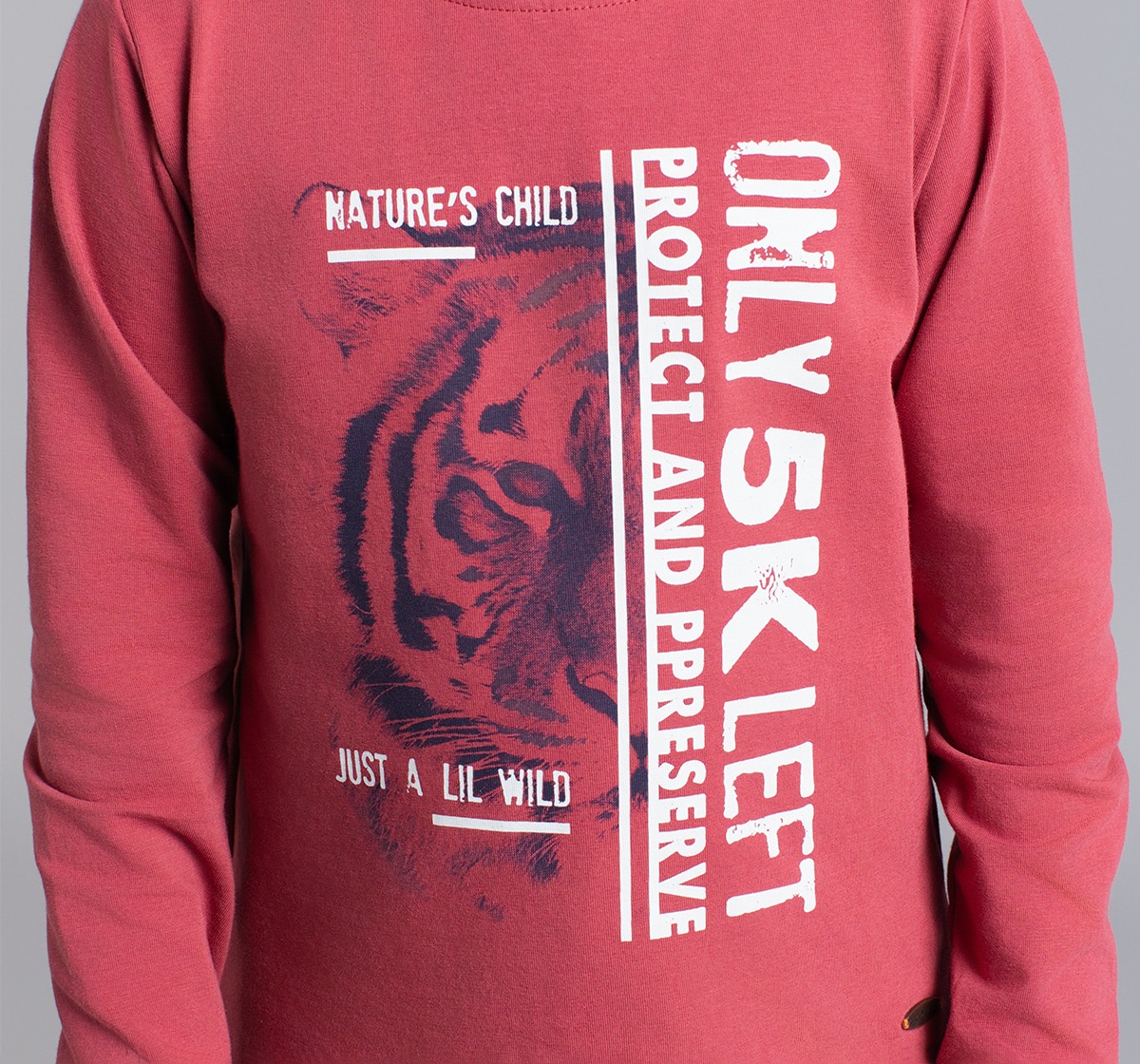 Boys Crew Neck Printed T-Shirt