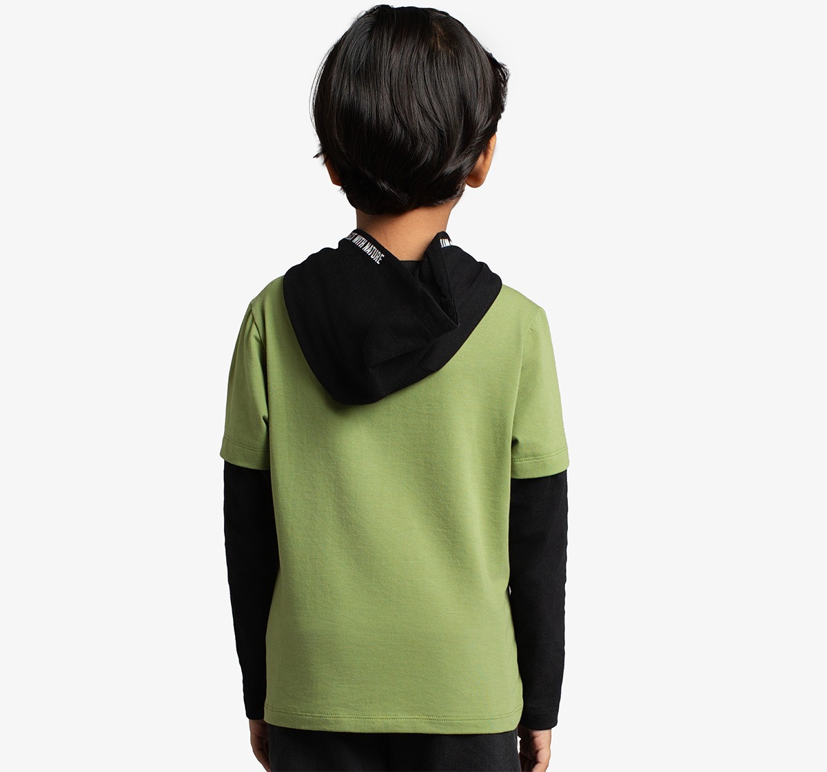 Boys Doctor Sleeve Hooded T-Shirt