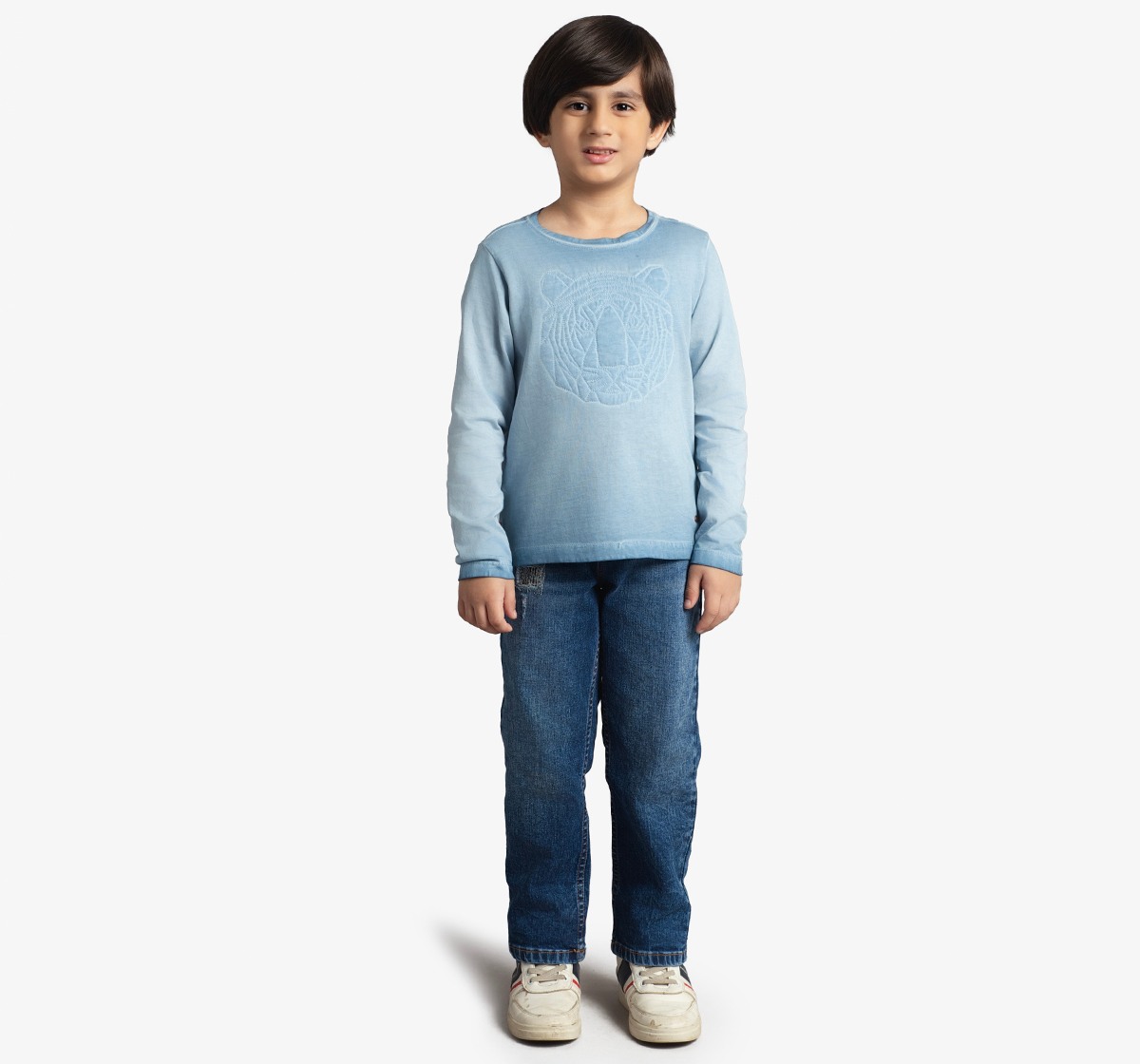 Boys Crew Neck Washed T-Shirt