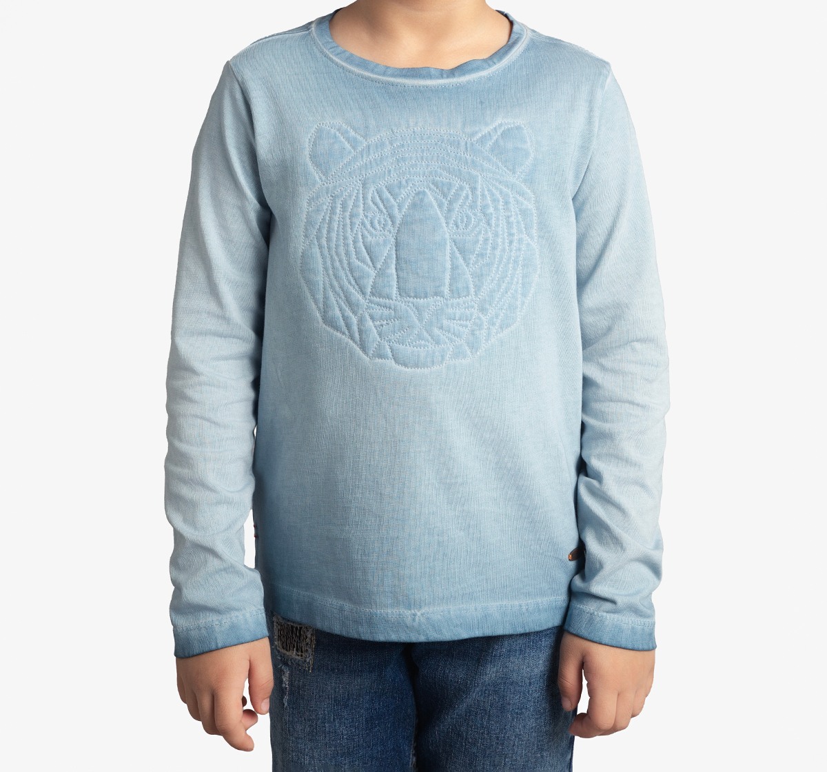 Boys Crew Neck Washed T-Shirt