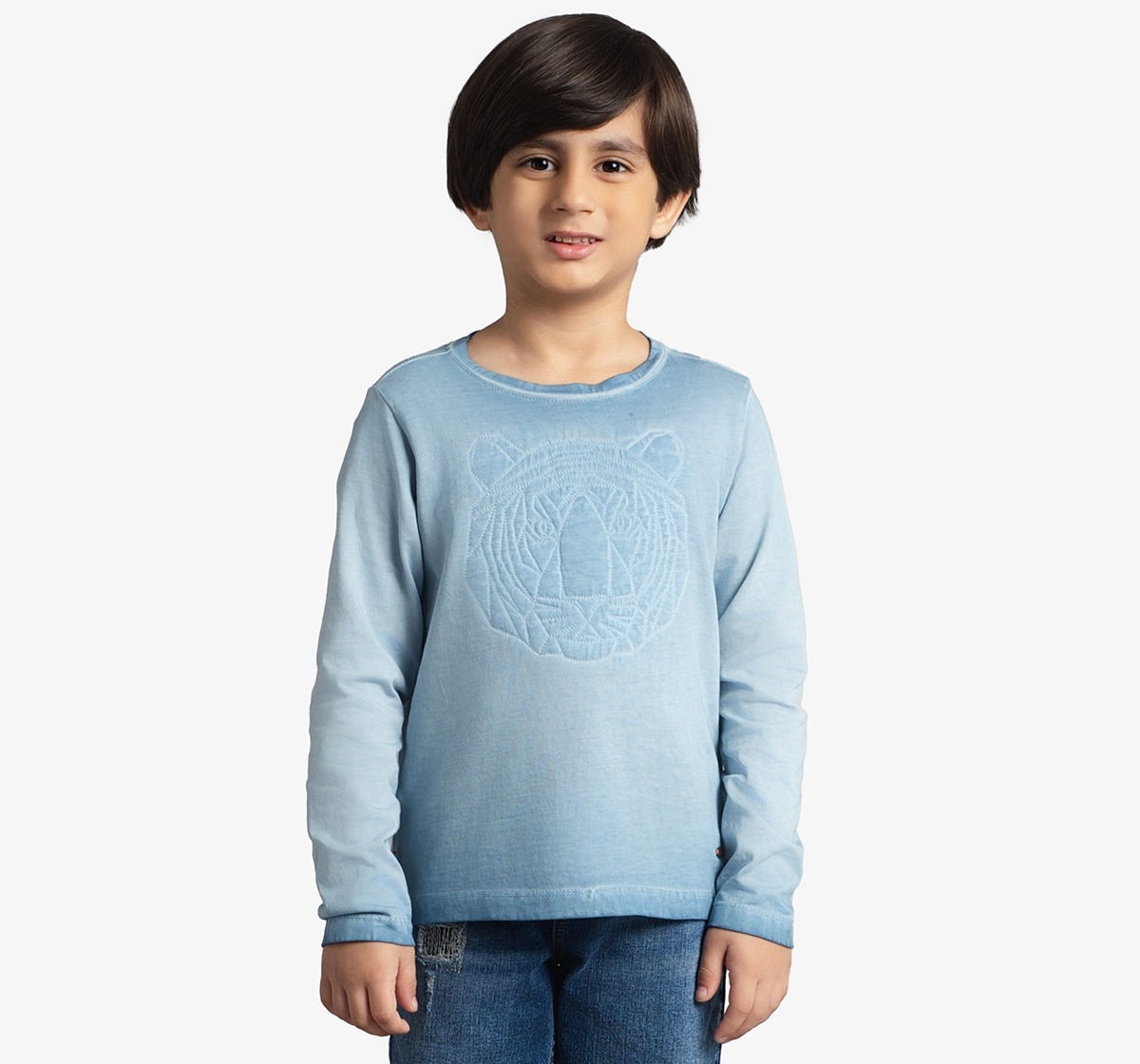Boys Crew Neck Washed T-Shirt