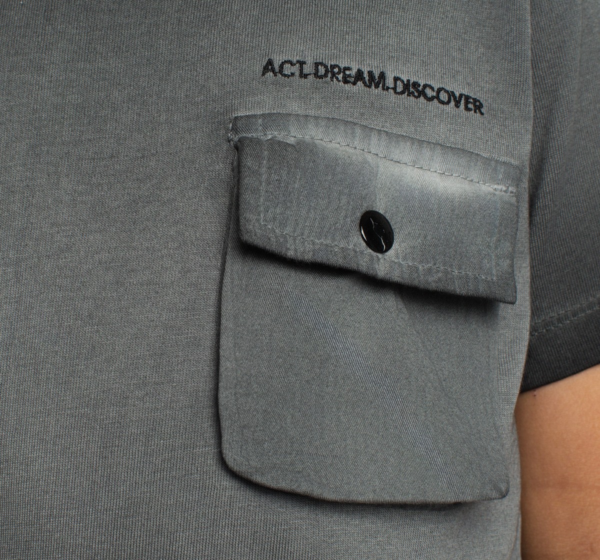 Boys Reverse Cpd Crew Neck Printed T-Shirt