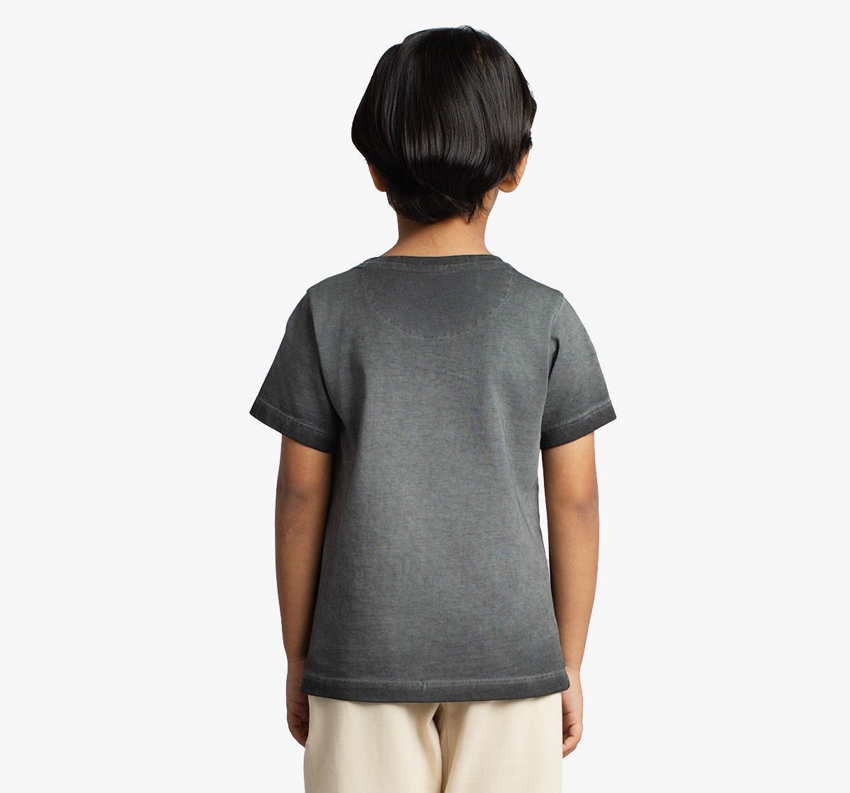 Boys Reverse Cpd Crew Neck Printed T-Shirt