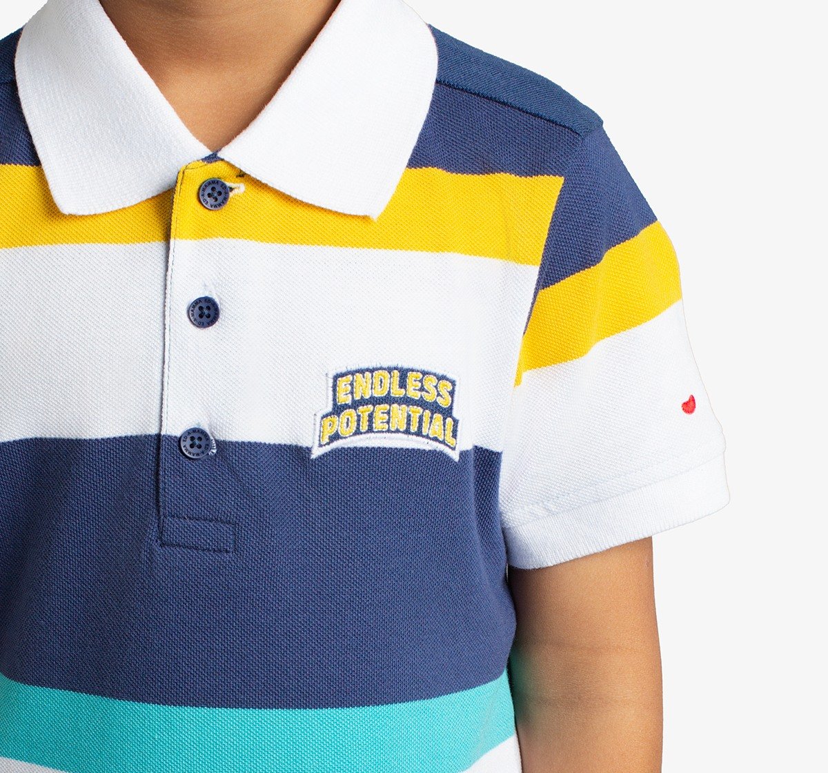 Boys Polo Stripe T-Shirt