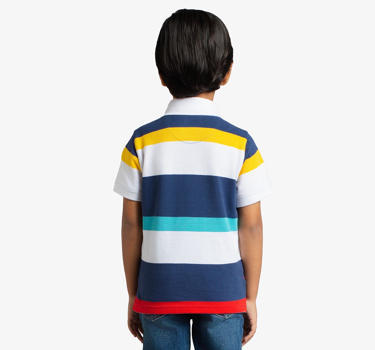 Boys Polo Stripe T-Shirt
