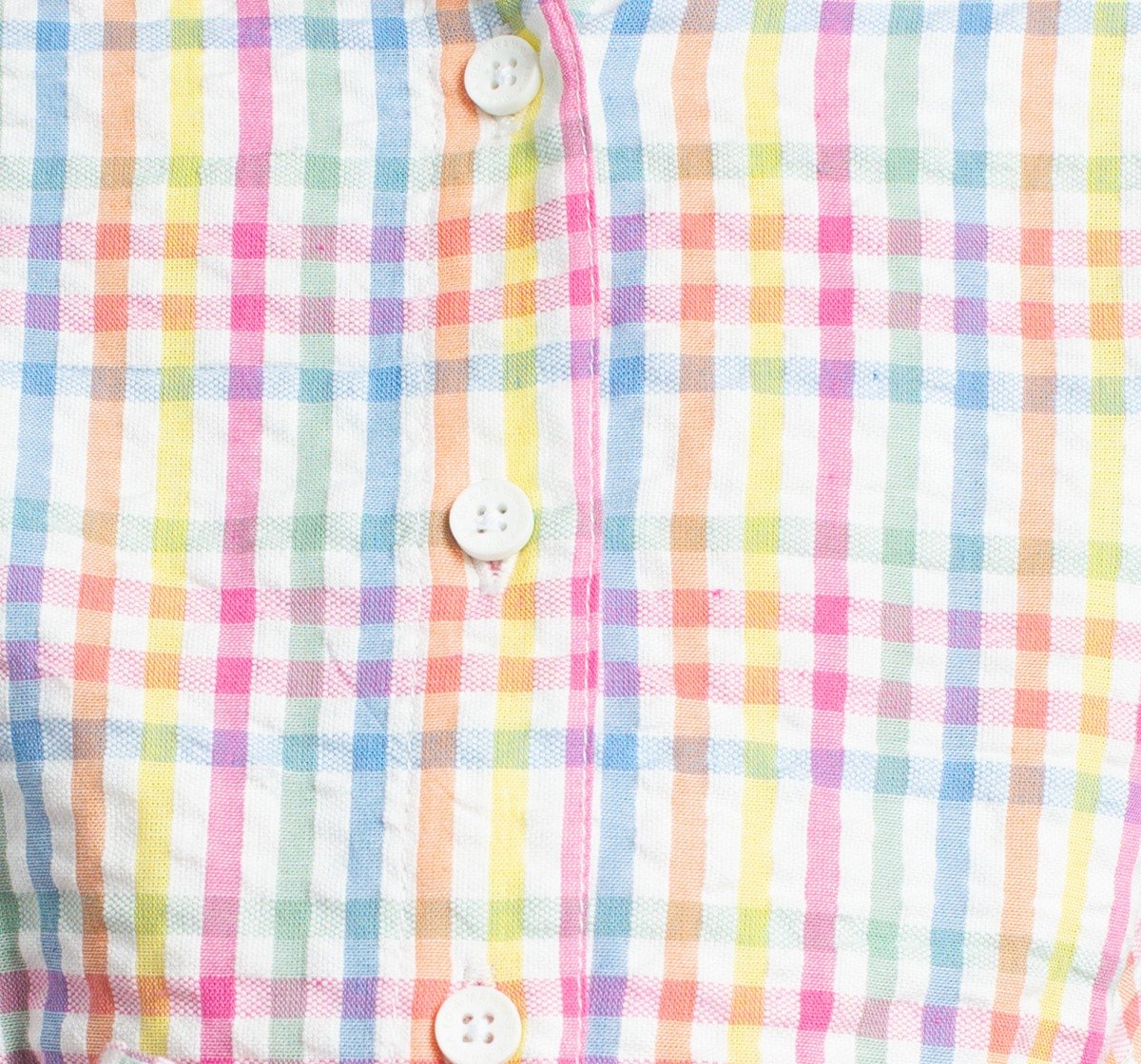 Girls Shirt Dress With Balloon Sleeves & Belt