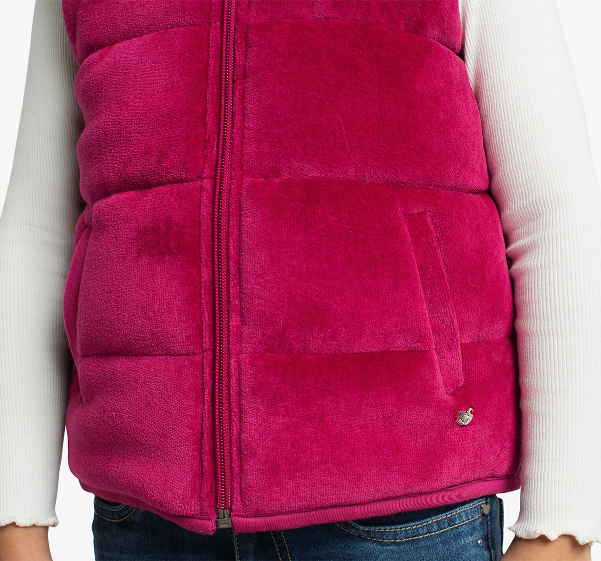 Girls Sleeveless Puffer Jacket