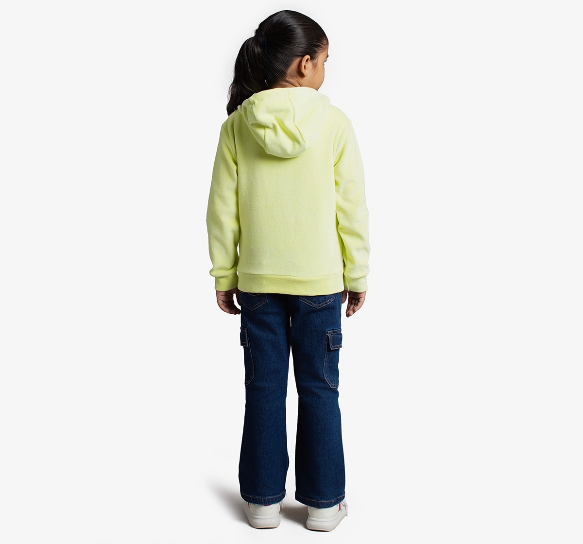 Girls  Cotton Velour Jacket