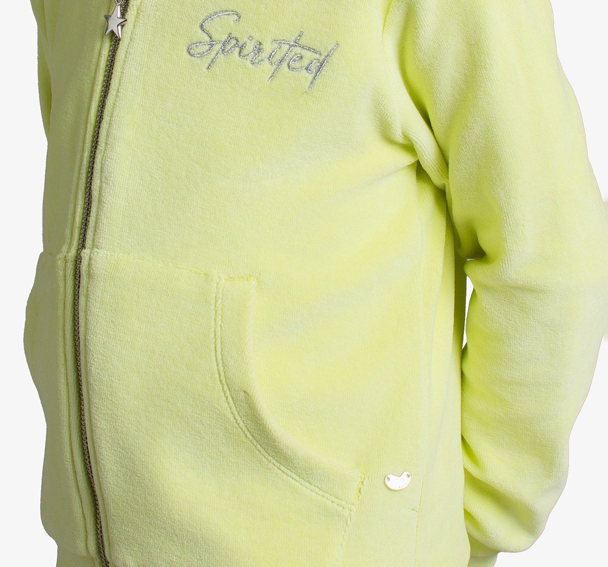 Girls  Cotton Velour Jacket