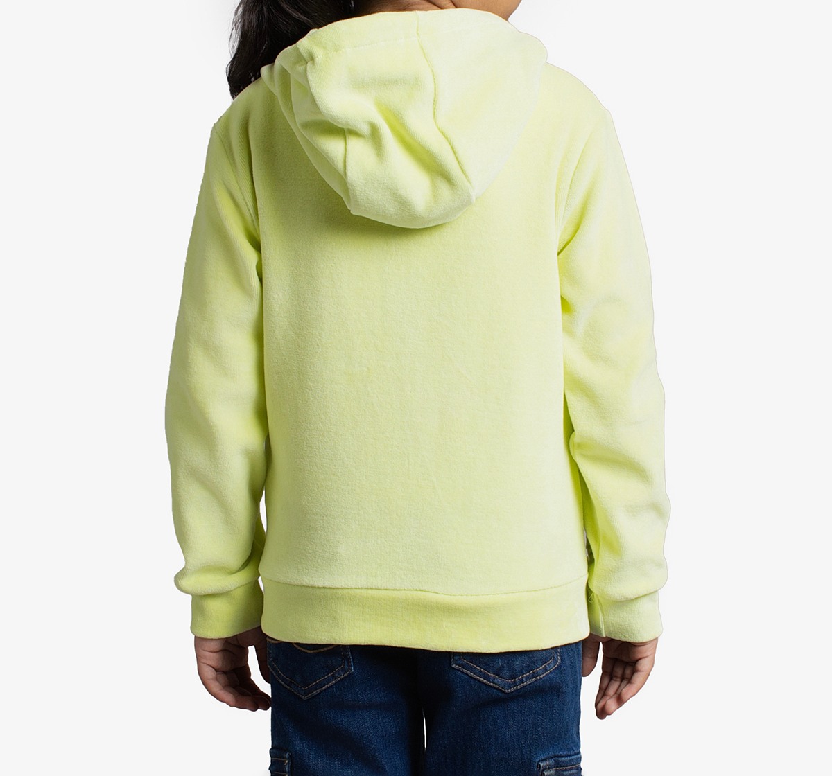 Girls  Cotton Velour Jacket