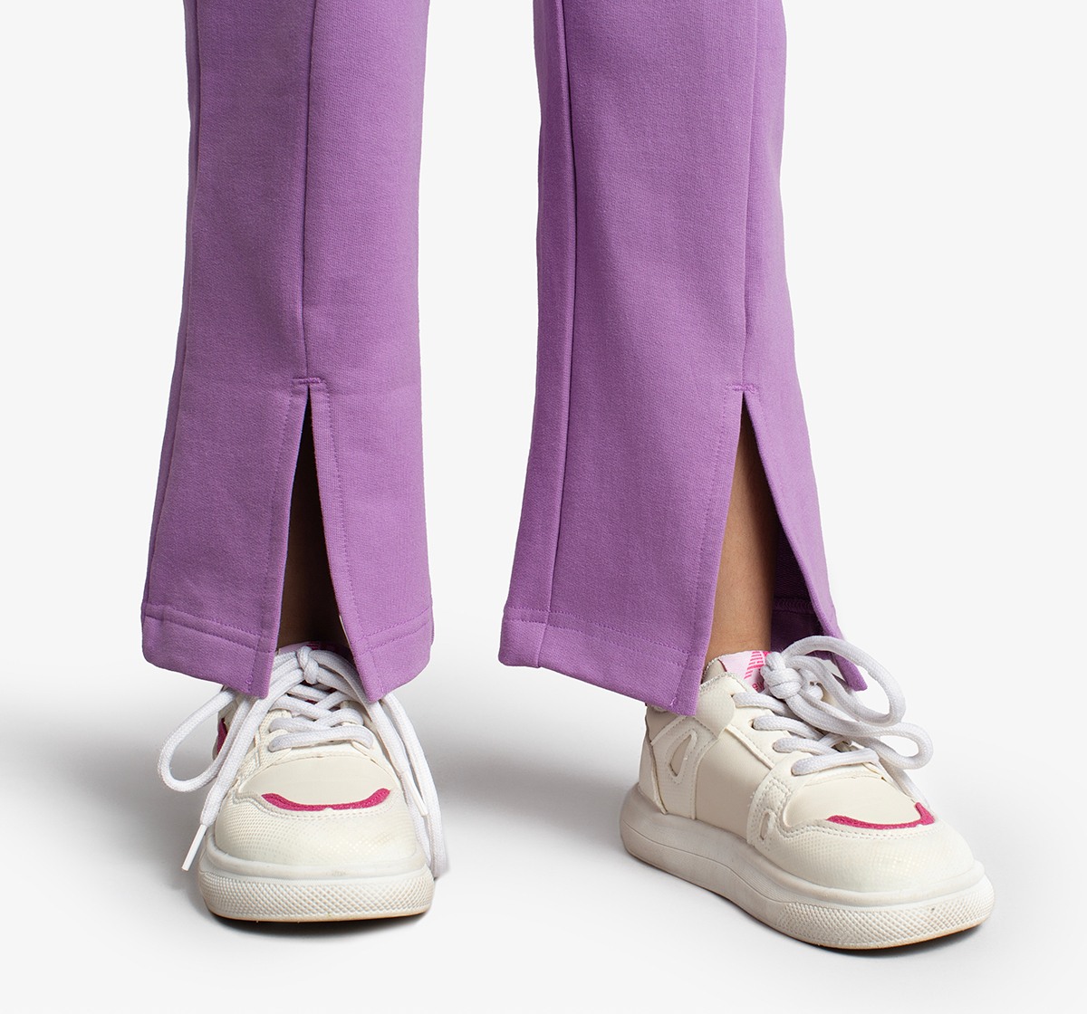 Ed-A-Mamma Girls Jacket, T-Shirt And Flared Pants Co-Ordinate Set - Purple