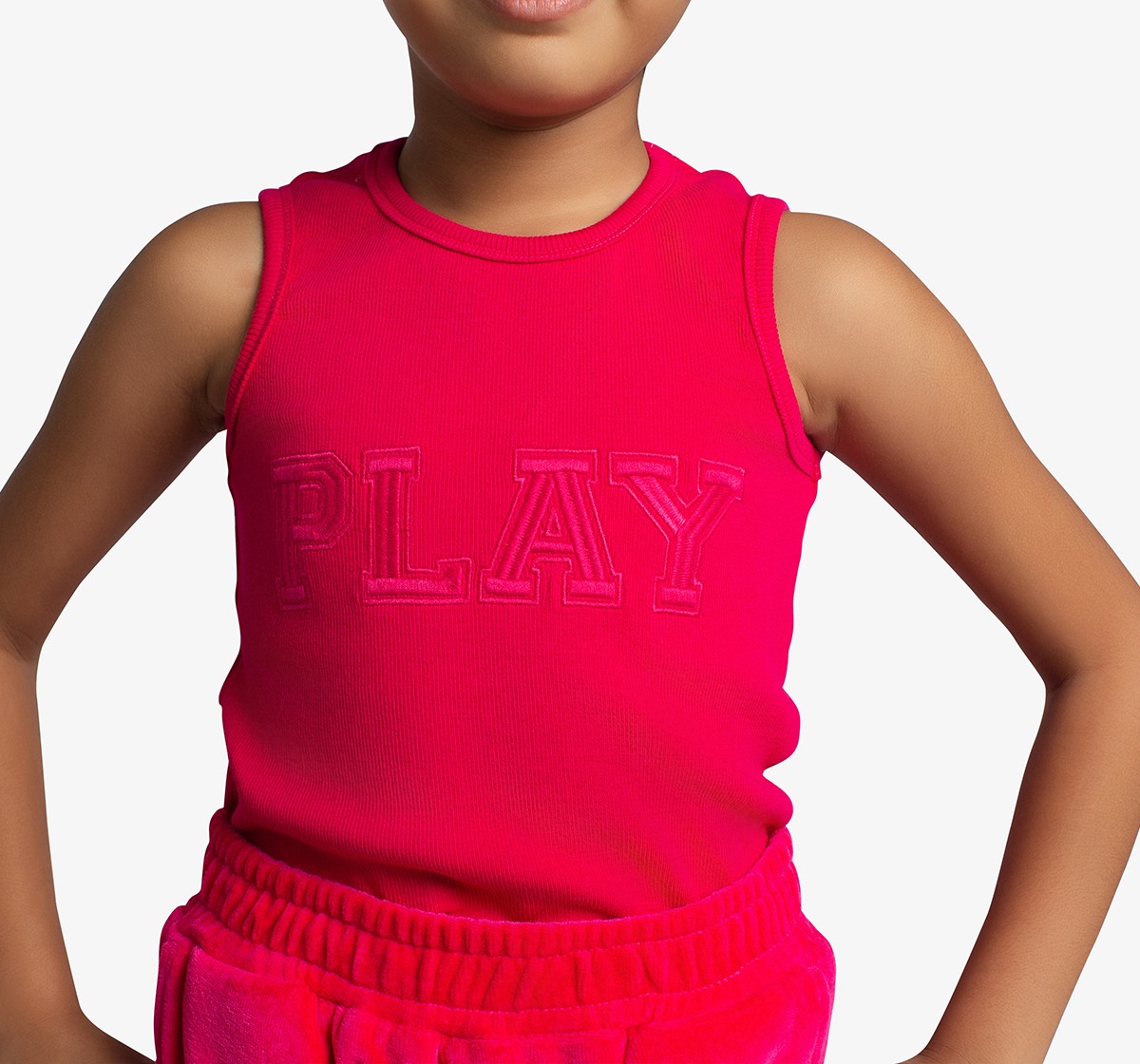 Ed-A-Mamma Girls Cotton Velour Hooded Jacket, T-Shirt And Joggers Co-Ordinate Set - Pink