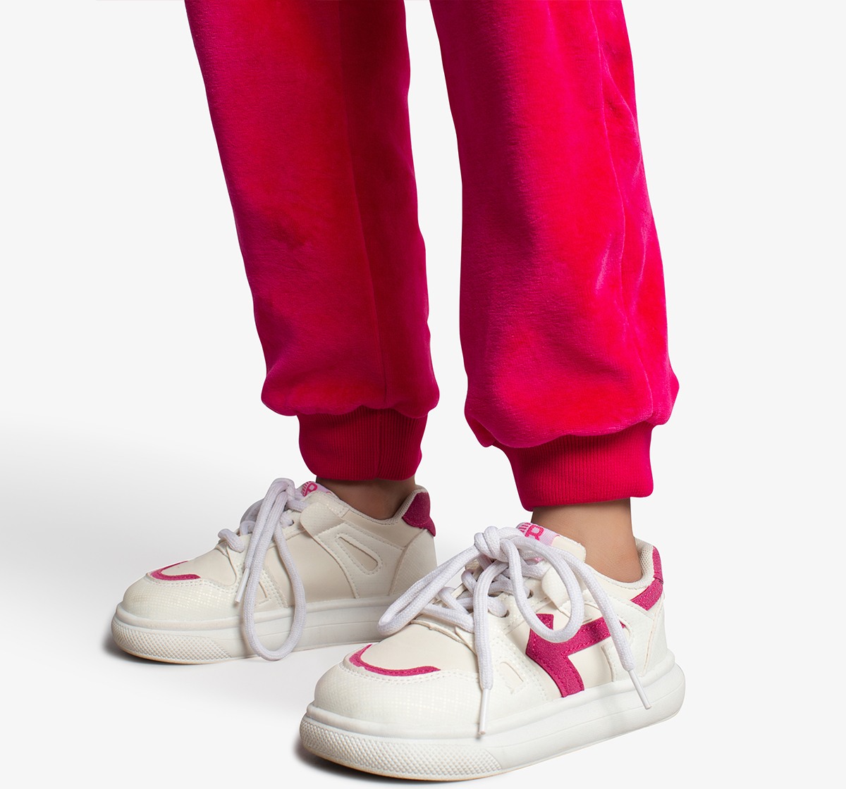 Ed-A-Mamma Girls Cotton Velour Hooded Jacket, T-Shirt And Joggers Co-Ordinate Set - Pink