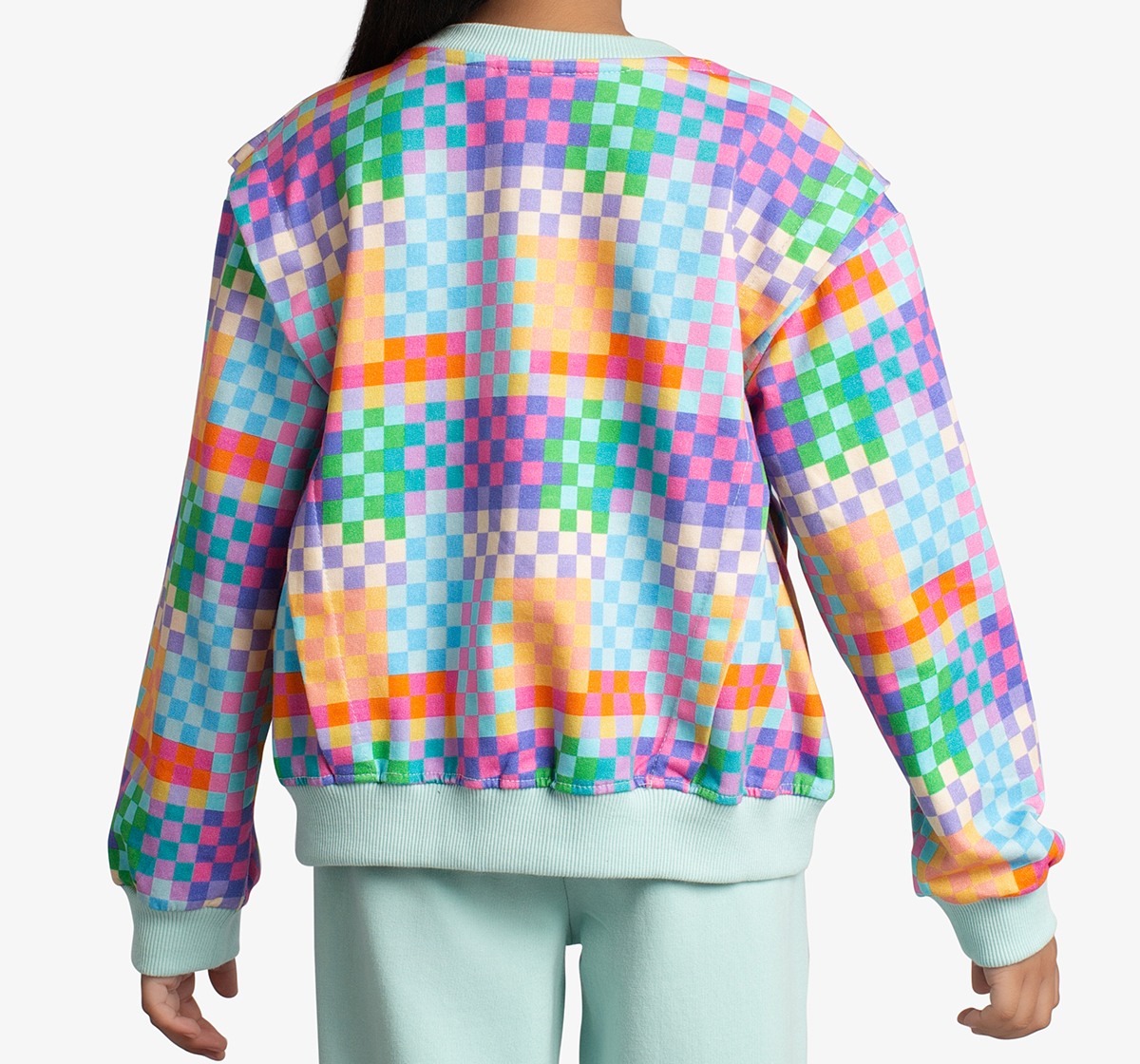 Ed-A-Mamma Girls Printed Sweatshirt And Pants Co-Ordinate Set - Multicolor