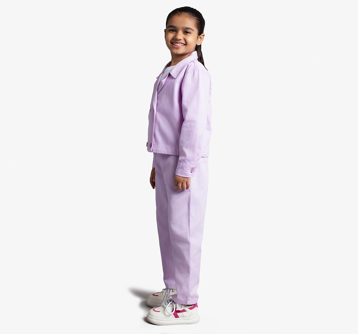 Girls Jacket And Pants Co-Ordinate Set