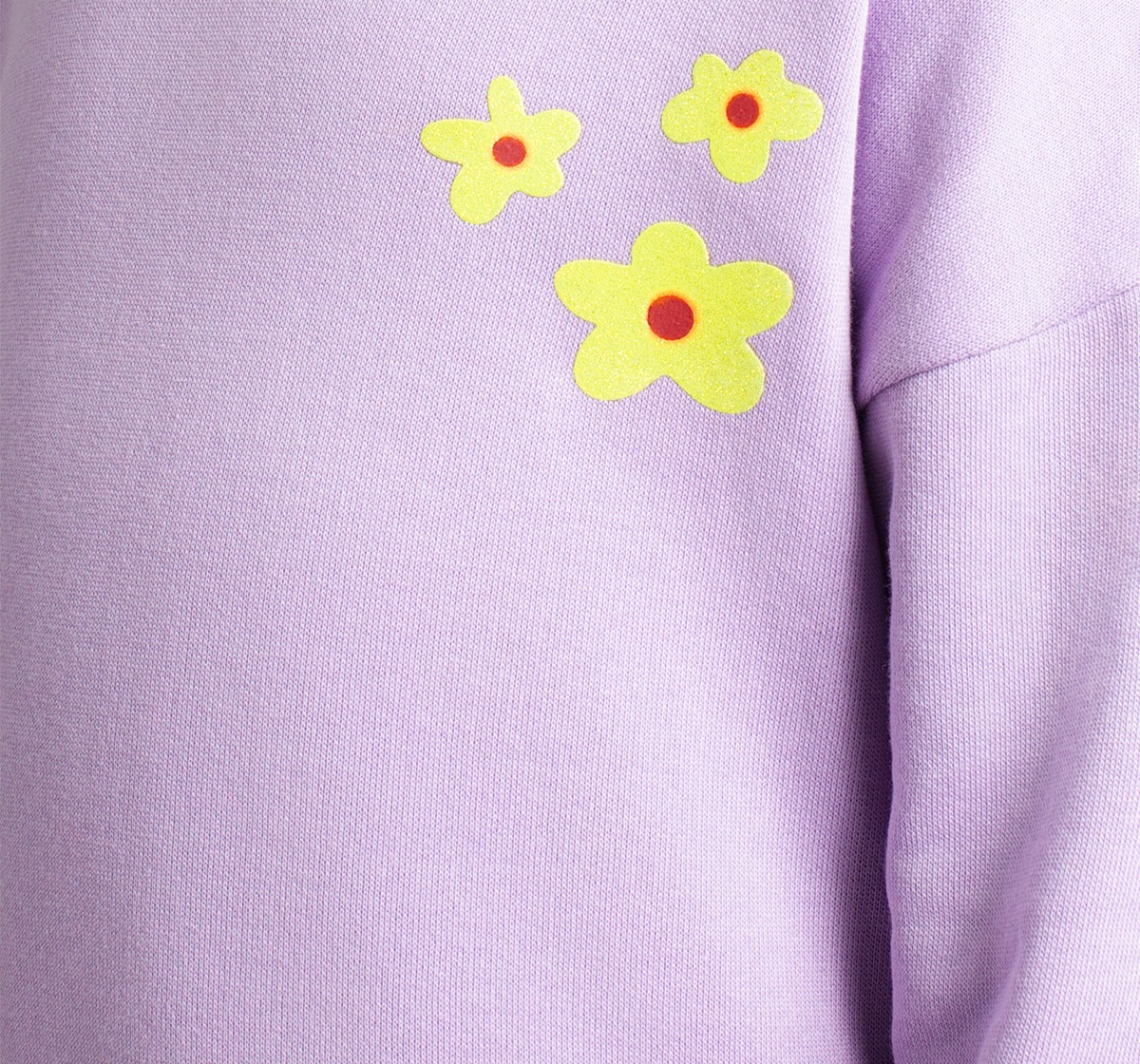 Girls Sweatshirt With Print At Back