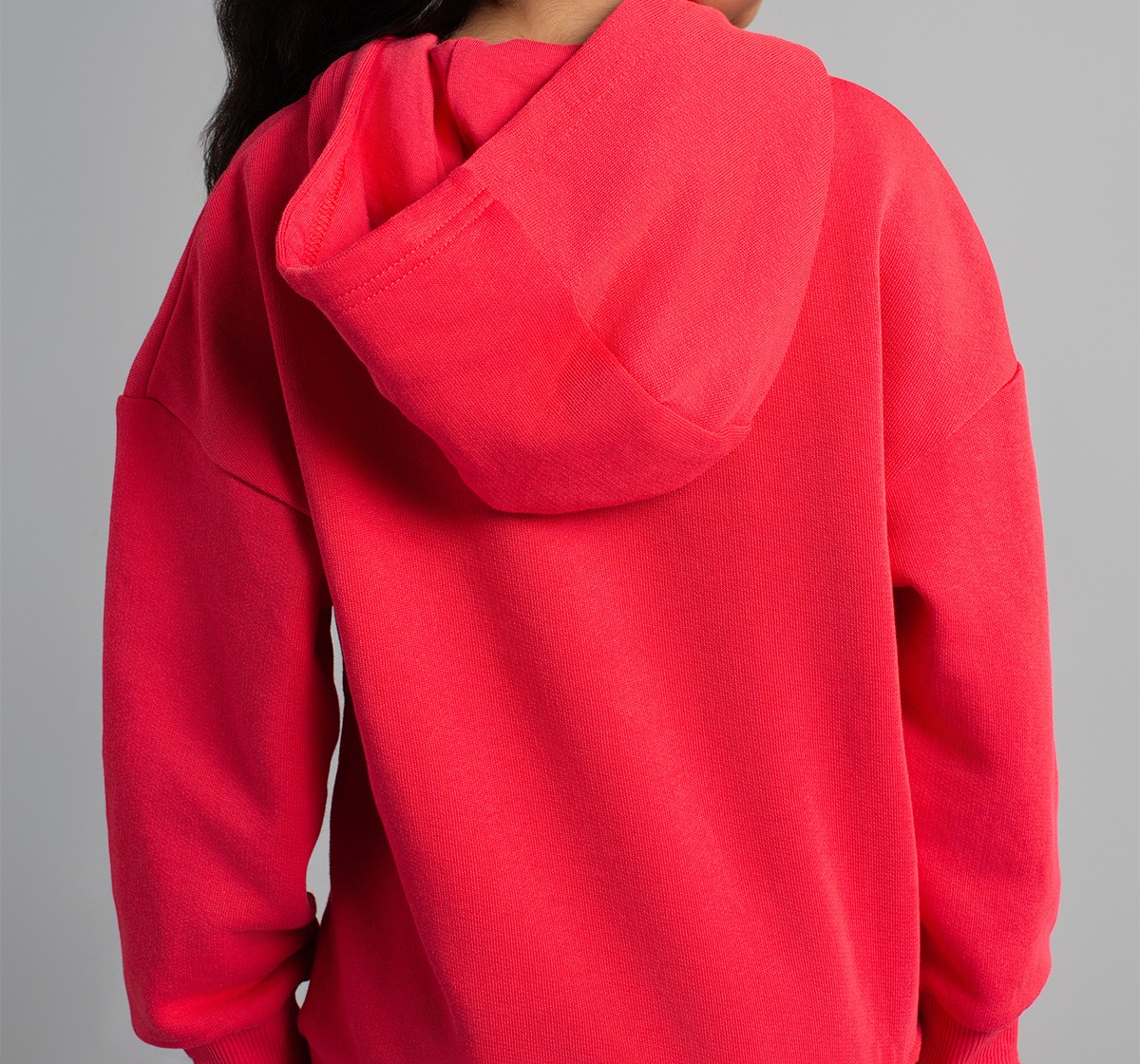 Girls Sweatshirt With All Over Embroidery