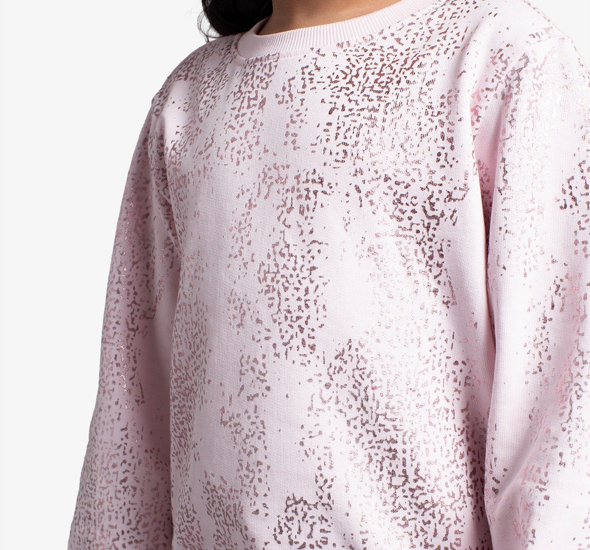 Girls Foil Printed Sweatshirt
