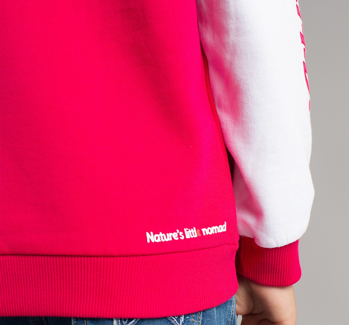 Girls Sweatshirt With Embroidery & Print