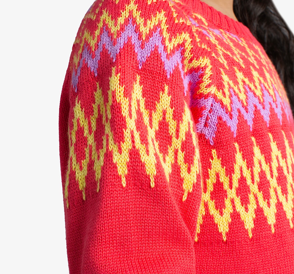 Girls Jacquard Sweater