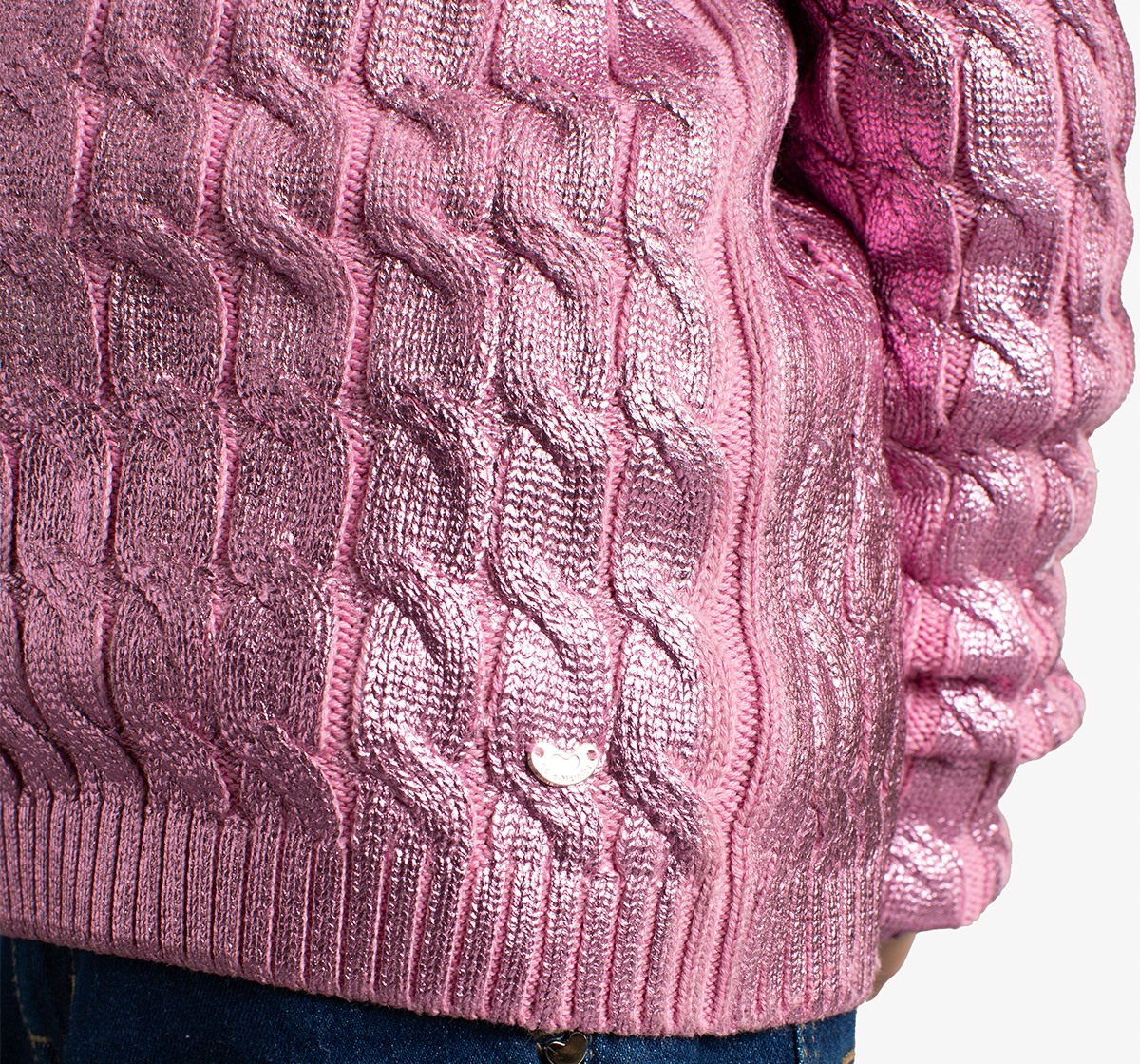 Girls Sweater With All Over Foil