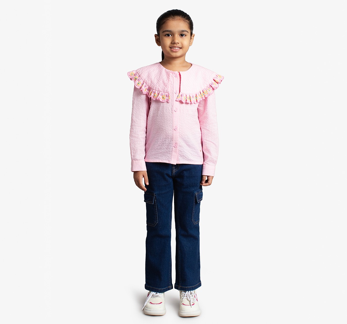 Girls Embroidered Top