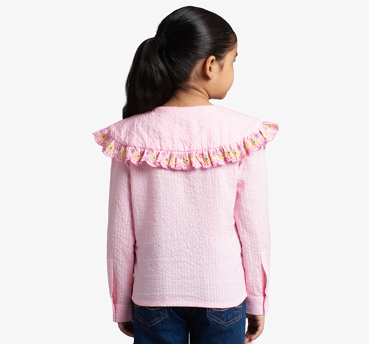 Girls Embroidered Top