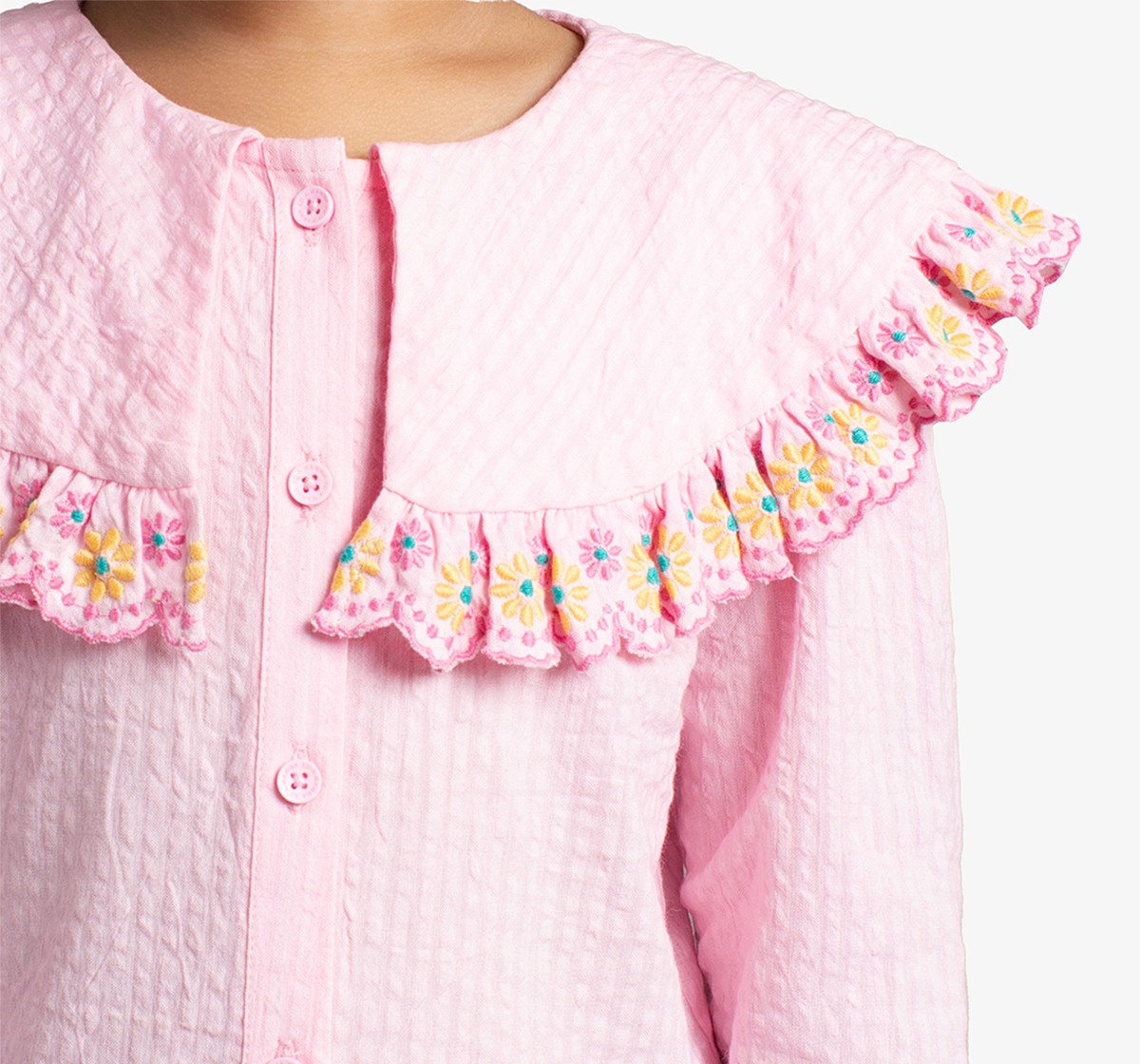 Girls Embroidered Top
