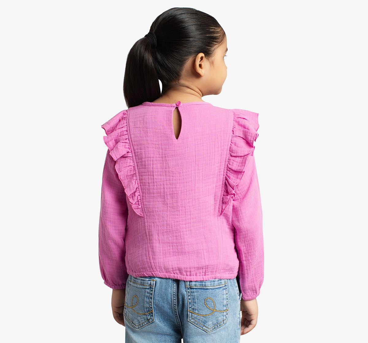 Girls Embroidered Top