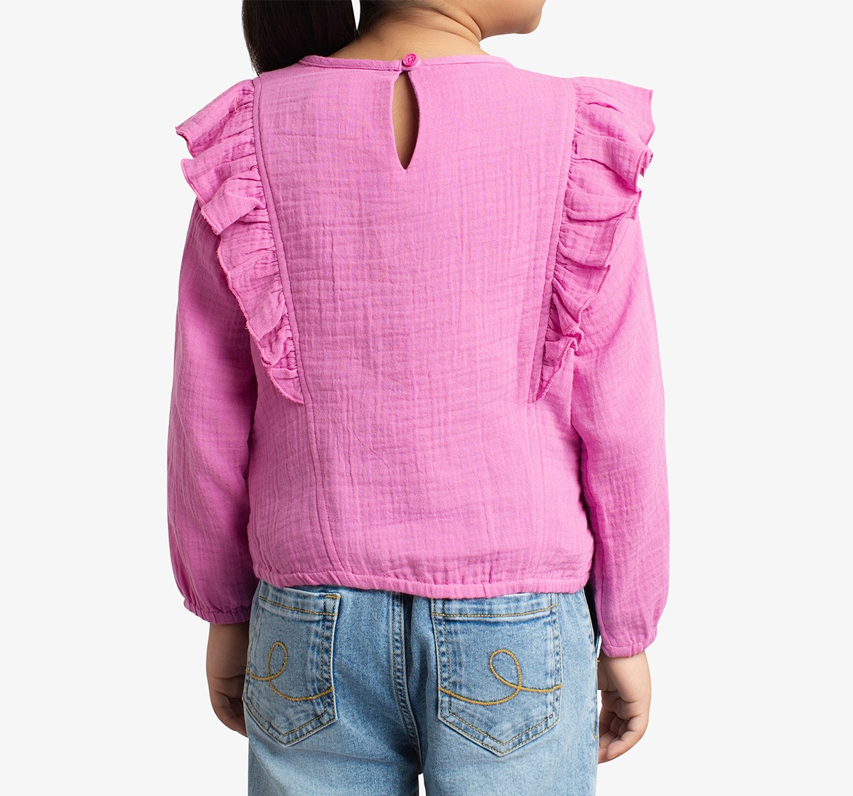 Girls Embroidered Top