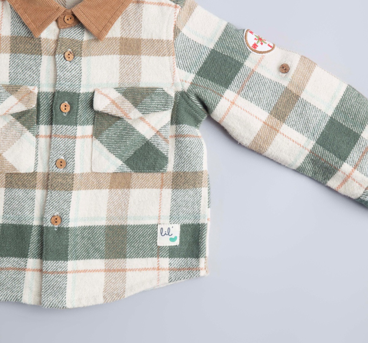 Baby Boys Shacket & Trouser Clothing Set