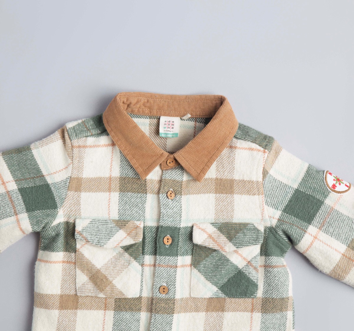 Baby Boys Shacket & Trouser Clothing Set