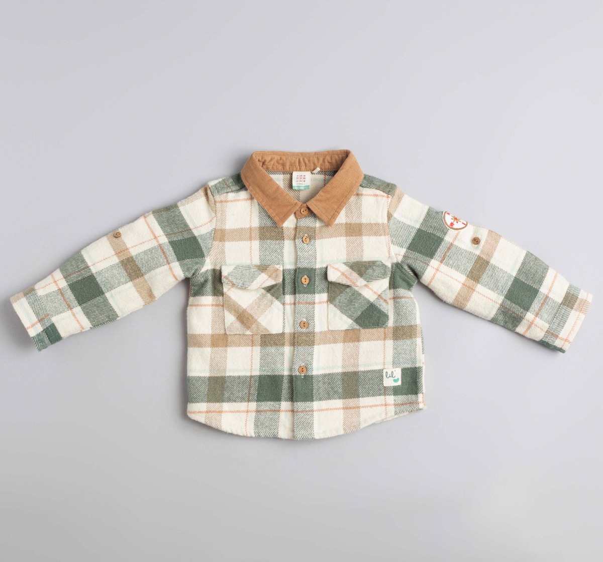 Baby Boys Shacket & Trouser Clothing Set