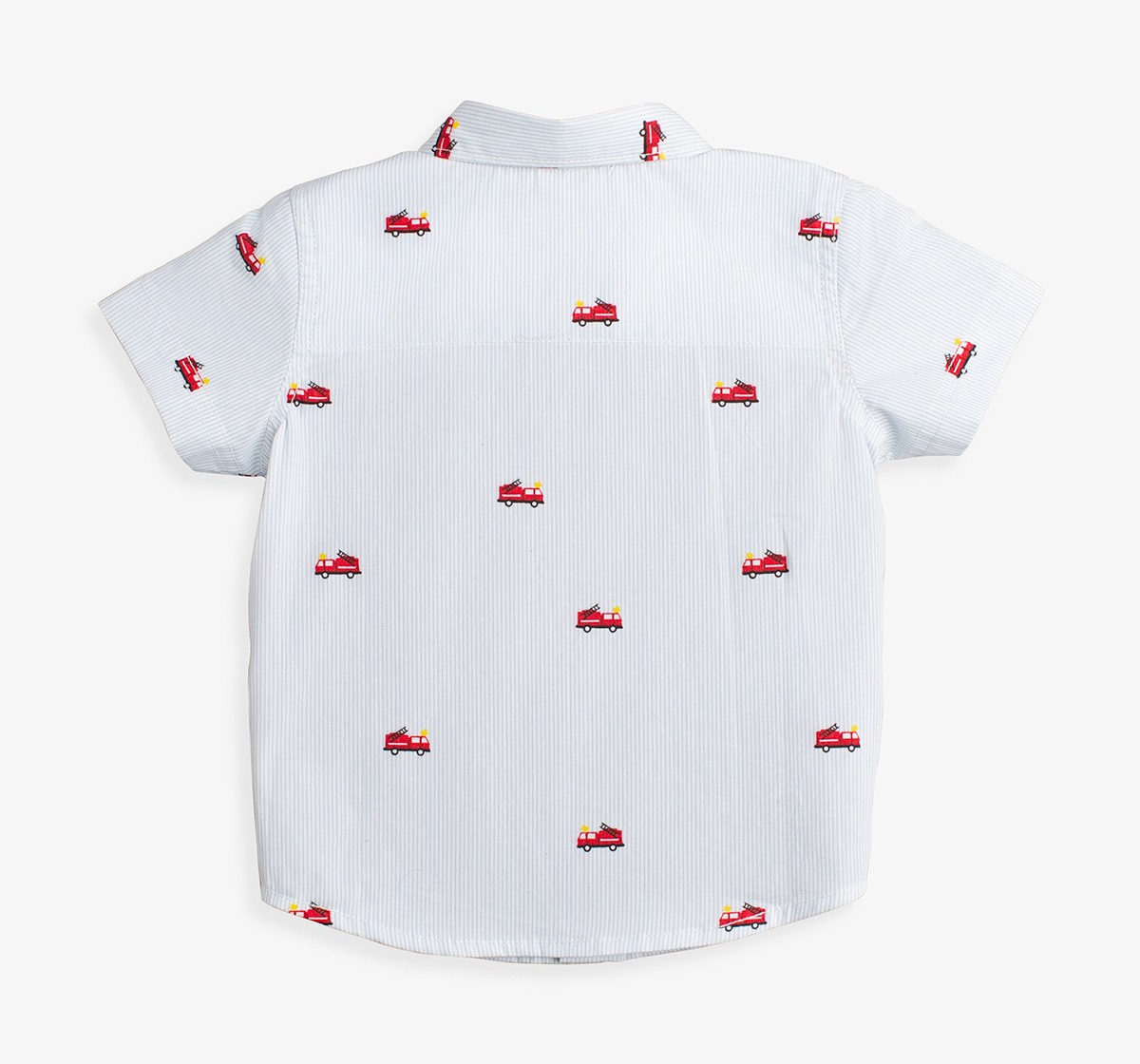 Baby Boys Printed Stripe Shirt And Trouser Clothing Set