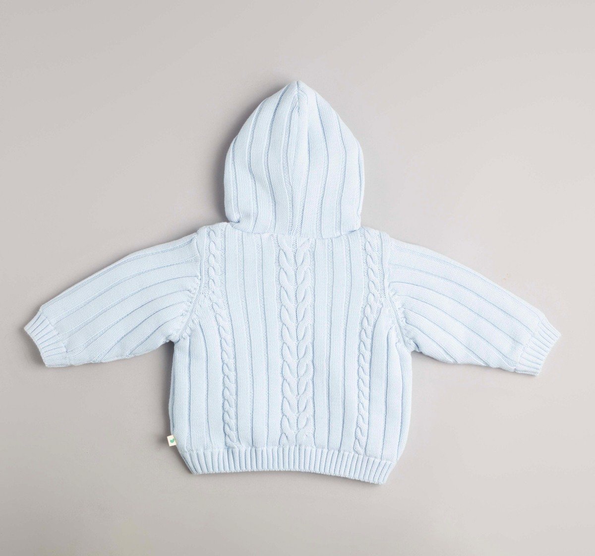 Baby Boys Flatknit Hooded Jacket