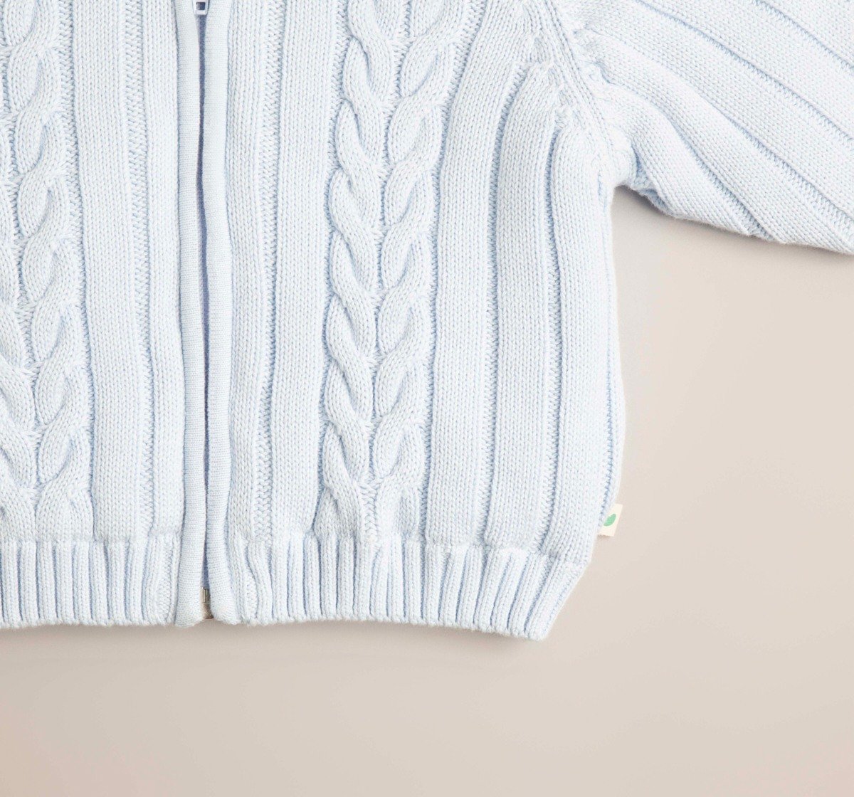 Baby Boys Flatknit Hooded Jacket