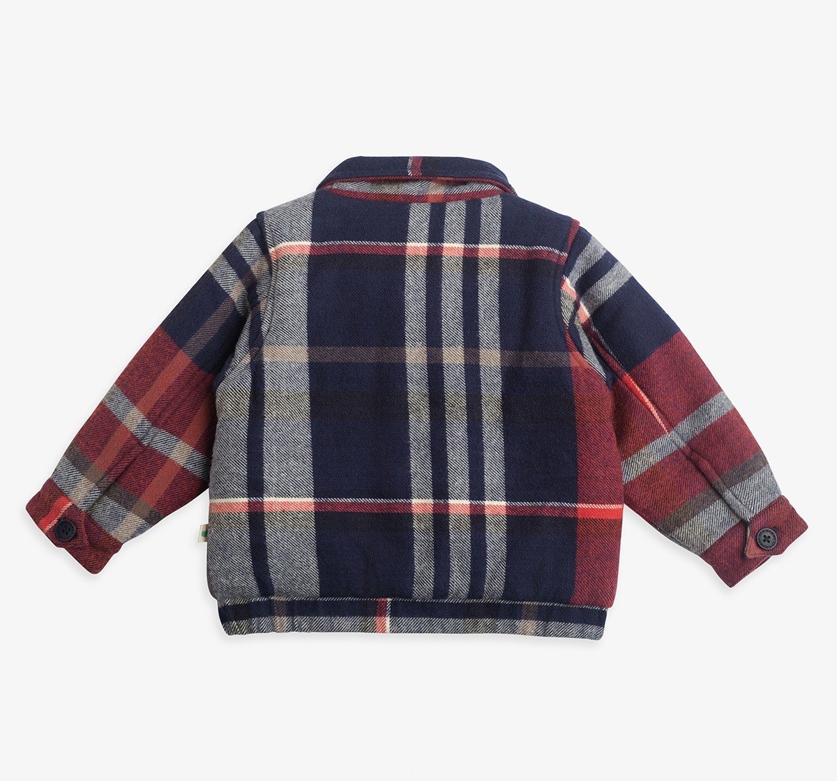 Infant Boys Checkered Heavy Winter Jacket
