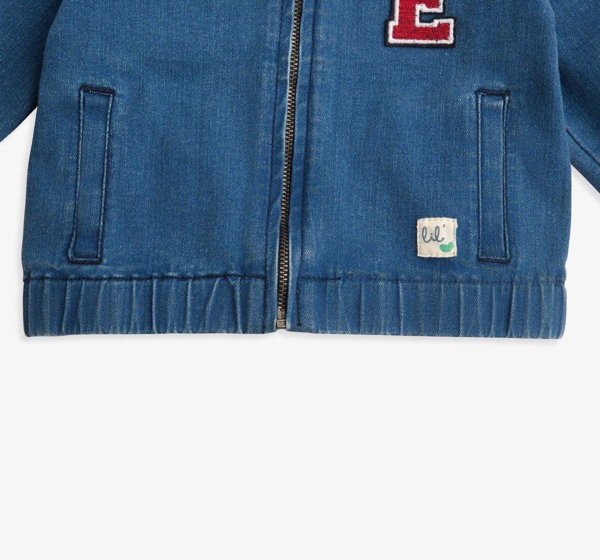 Infant Boys Hooded Denim Jacket