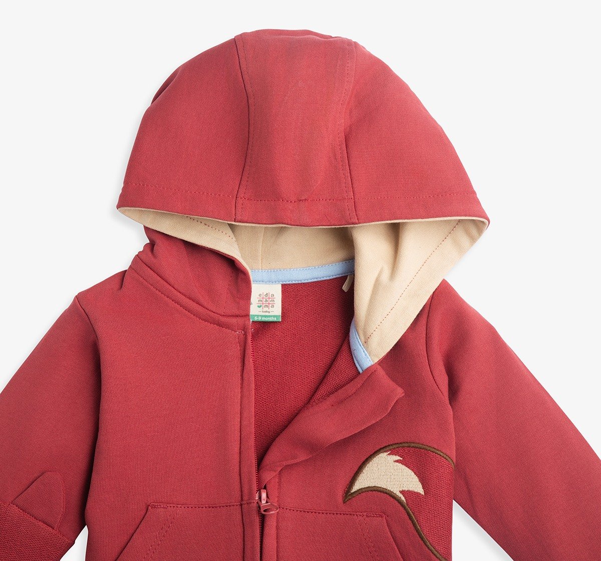 Infant Boys Hooded Applique Jacket