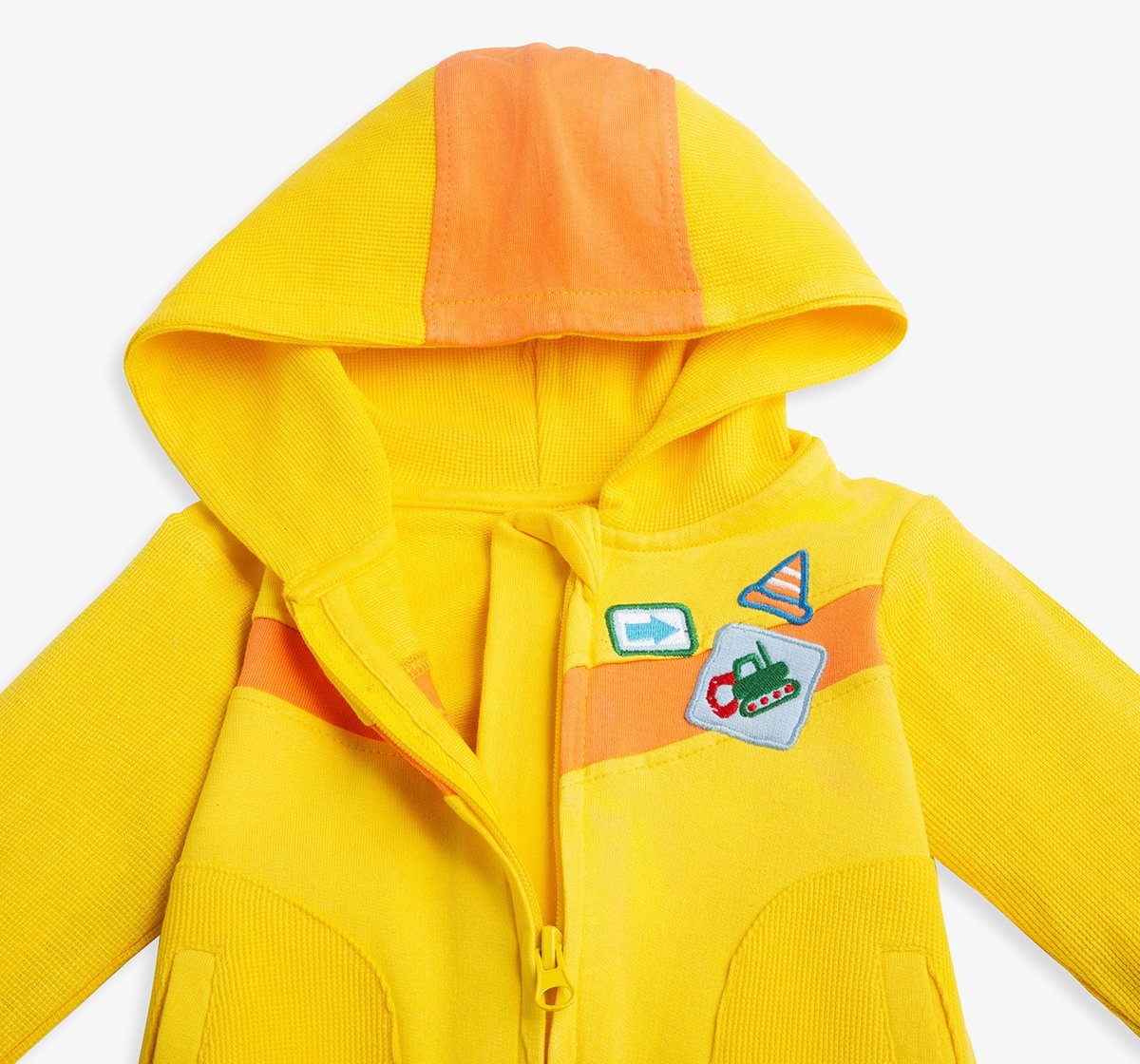 Infant Boys Hooded Jacket With Applique
