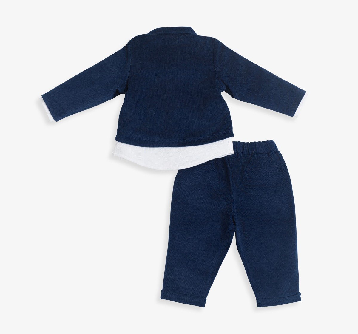 Baby Boys Shirt, Pant Waist Coat & Bow 3 Pc Partywear Set