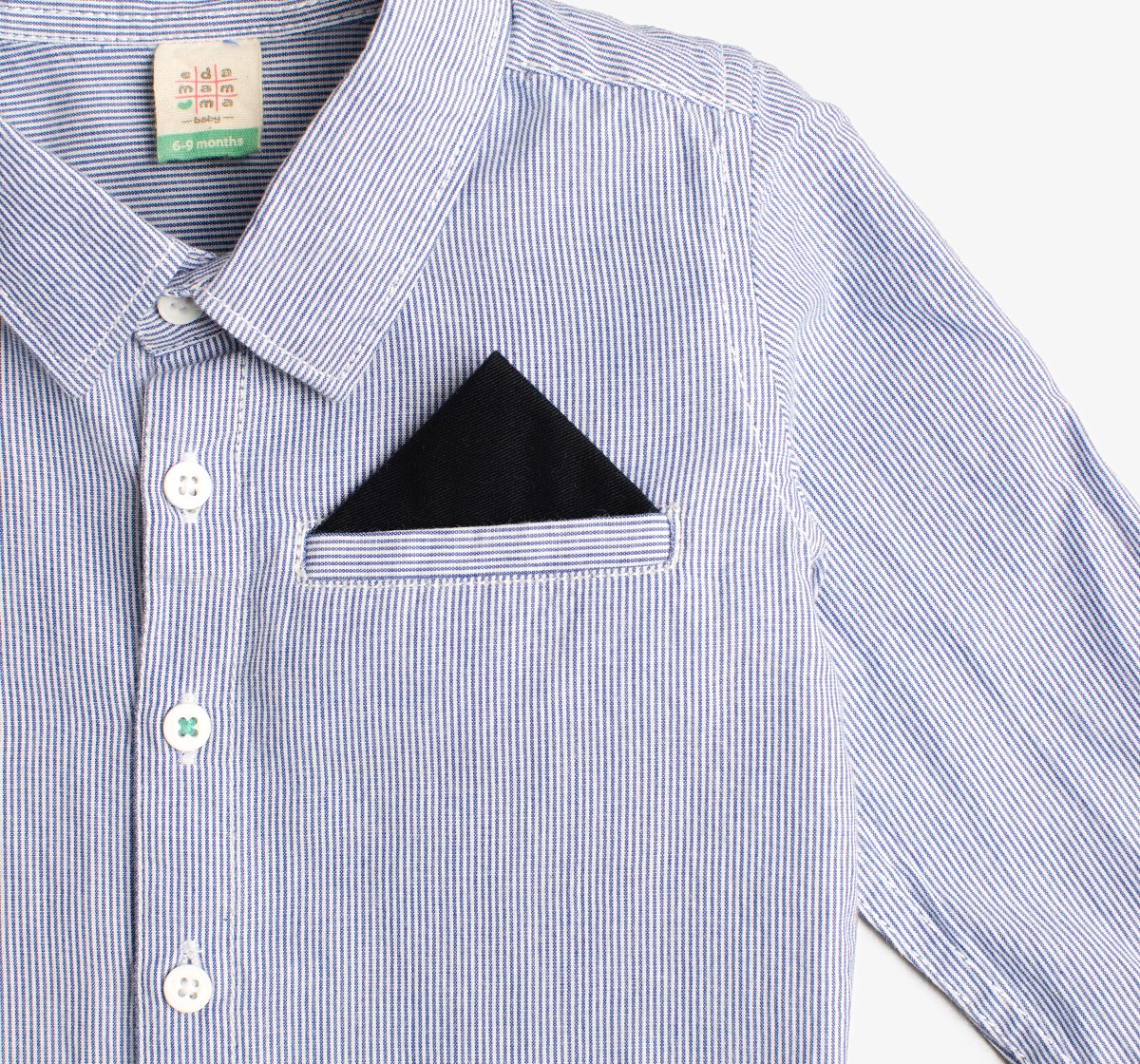 Baby Boys Shirt And Suspender Pant 2 Pc Partywear Set