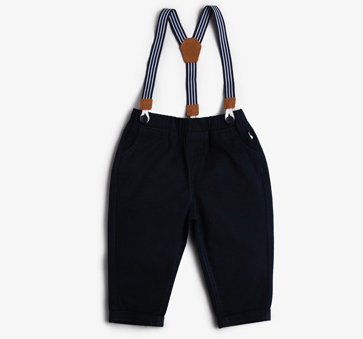 Baby Boys Shirt And Suspender Pant 2 Pc Partywear Set