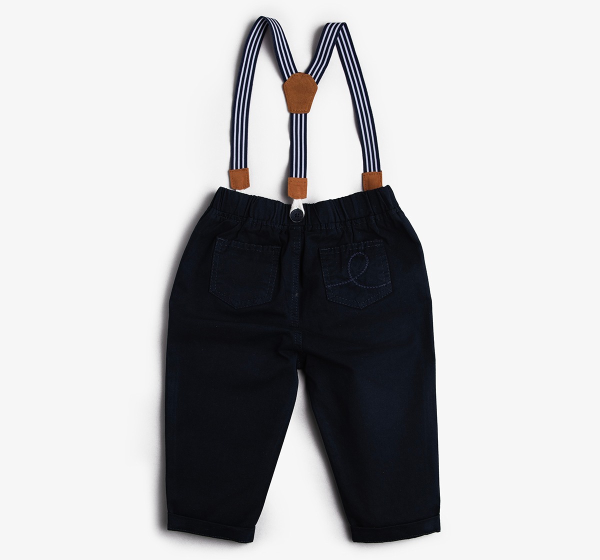 Baby Boys Shirt And Suspender Pant 2 Pc Partywear Set