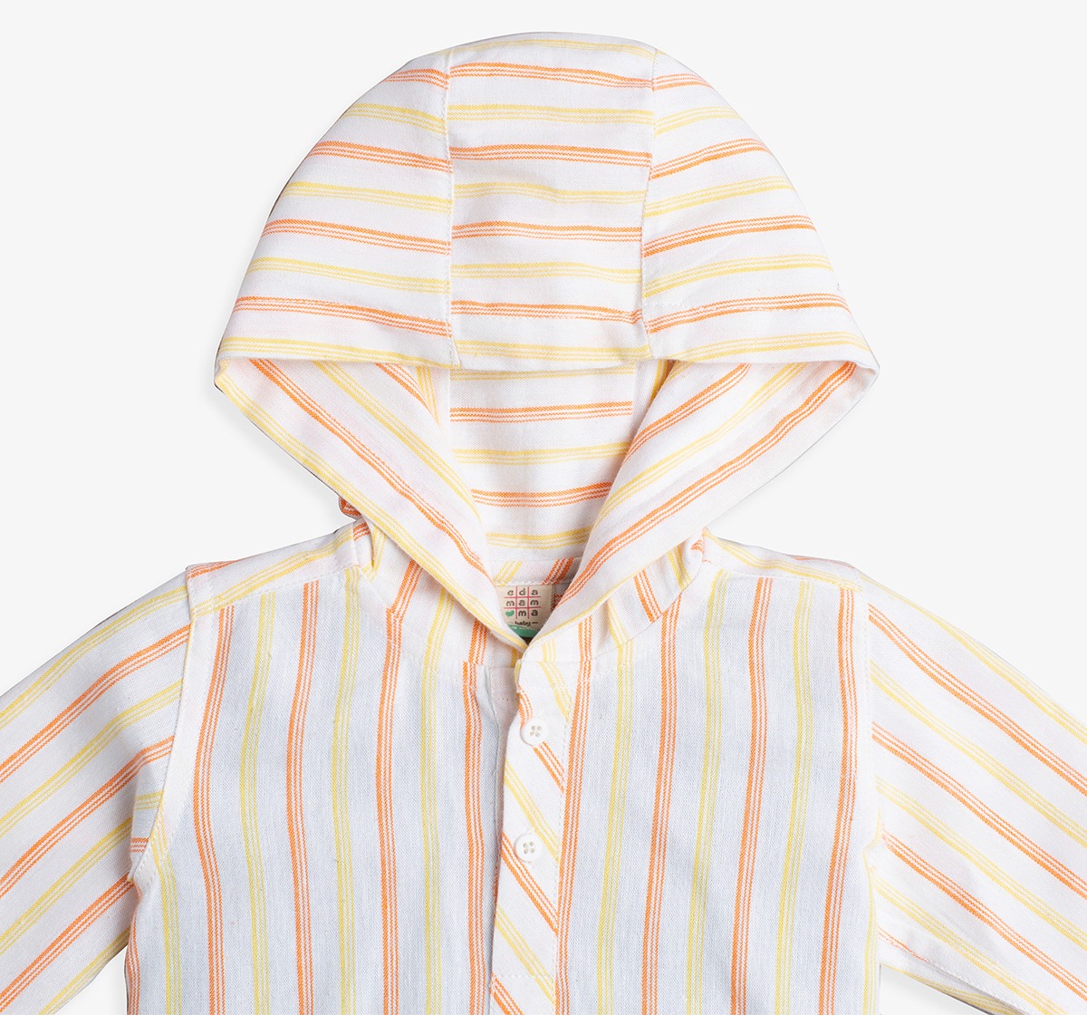 Baby Boys Stripe Hooded Shirt