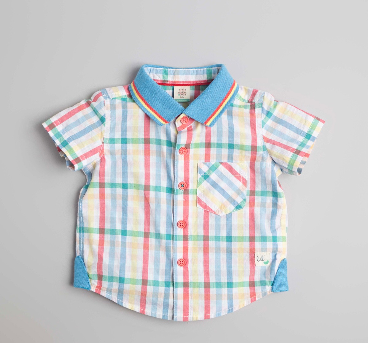 Baby Boys Multicolor Checks Shirt
