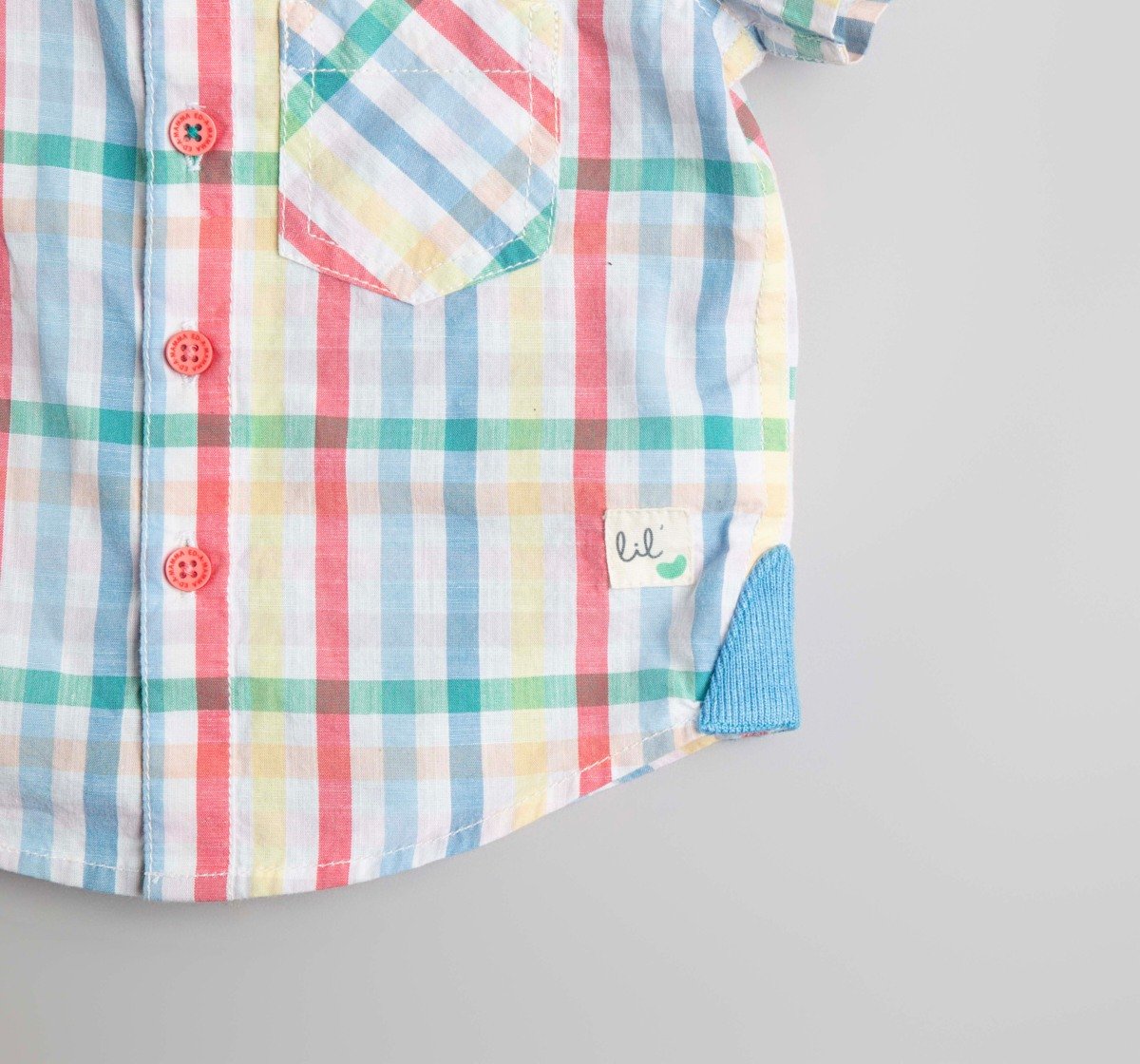 Baby Boys Multicolor Checks Shirt