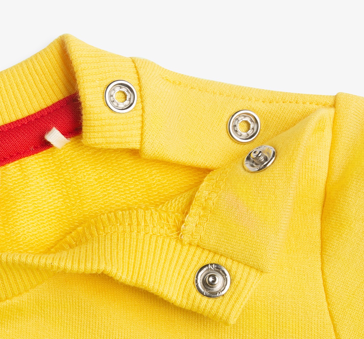 Infant Boys Terry Embroidered & Mock Layered Sweatshirt