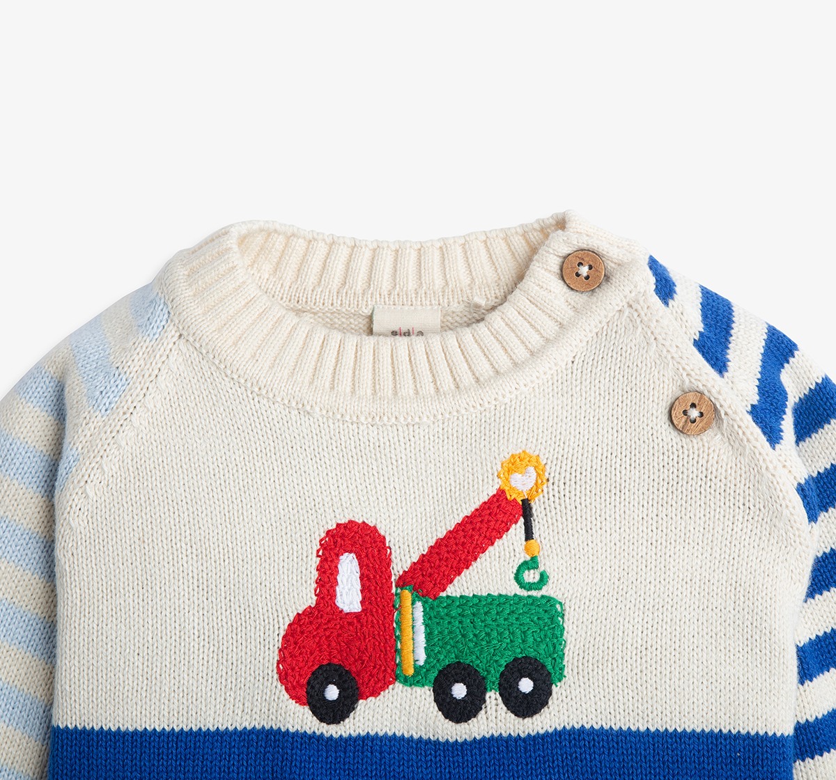 Infant Boys Colorblock Sweater With Beanie