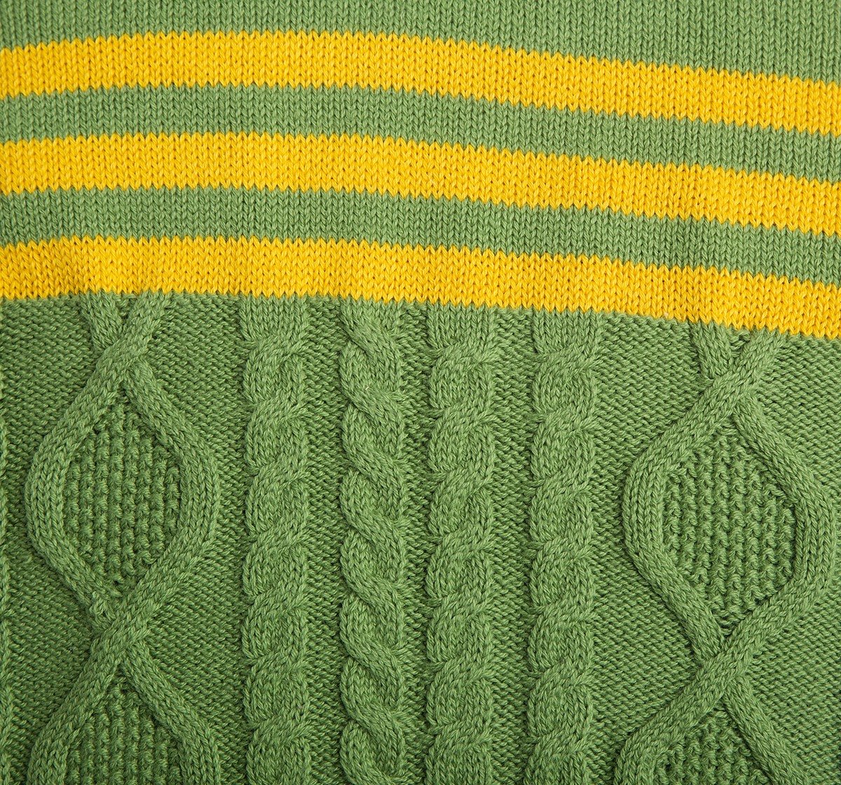 Infant Boys Sweater With Cabling & Beanie